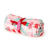 Nutcracker Party Faux Fur Printed Throw Blanket