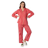 Candy Stripes Cotton Printed Pajamas