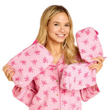 Happy Monkey Block Printed Cotton Quilted Bag