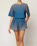 Matera Print Alana Blouse