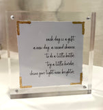 Eva Belle - 5x5 Acrylic Frame