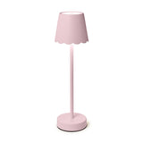 LED Cordless Table Lamp with Scalloped Edge Shade in Gift Box