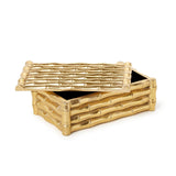 Gold Bamboo Box
