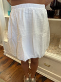 Bubble Skirt-White