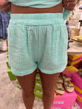 Willow Short- Aqua