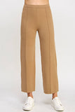 TP-10023-6 PIN TUCK KNIT PANTS KHAKI: M