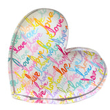Sideways Love Heart Acrylic Shelfie- Mini Size