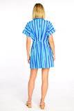 French Blue Stripe Haynes Mini Dress