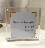 Eva Belle - 5x5 Acrylic Frame