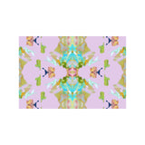 Stained Glass Lavender Floor Mat