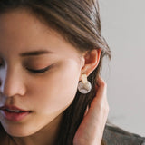 Jupiter Drop Earrings, Tortoise