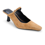 Ryder Heel - Camel Suede