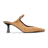 Ryder Heel - Camel Suede
