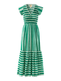 Grace Maxi- Mist Green Stripe