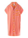 Luna Dress- Coral Pink Stripe