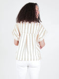 Luna Top- Sand Stripe