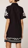 Black/Ivory Riya Mini Dress