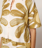 Floral Placed Print Marie Blouse