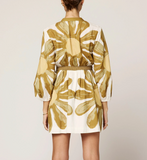 Floral Placed Print Noor Mini Dress