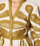 Floral Placed Print Noor Mini Dress