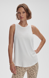 White Dacey Longline Tank