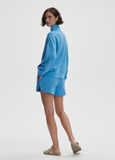 Azure Blue Ollie High Rise Short