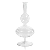 Lily Glass Footed Vases
