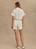 Ollie High Rise Short 3.5 -  Ivory Marl