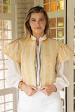 Amber Darby Embroidered Reversible Linen Vest