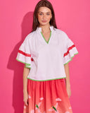 Bright White June Top