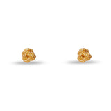 Gold Chateau Rope Stud Earrings
