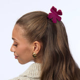 Raspberry Lily Claw Clip