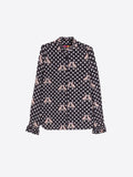 Black Leopard Star Print Shirt