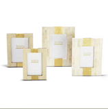 Brass and Beige Photo Frames