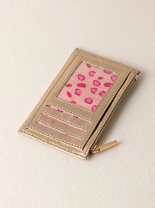 SKYLER CARD HOLDER, GOLD