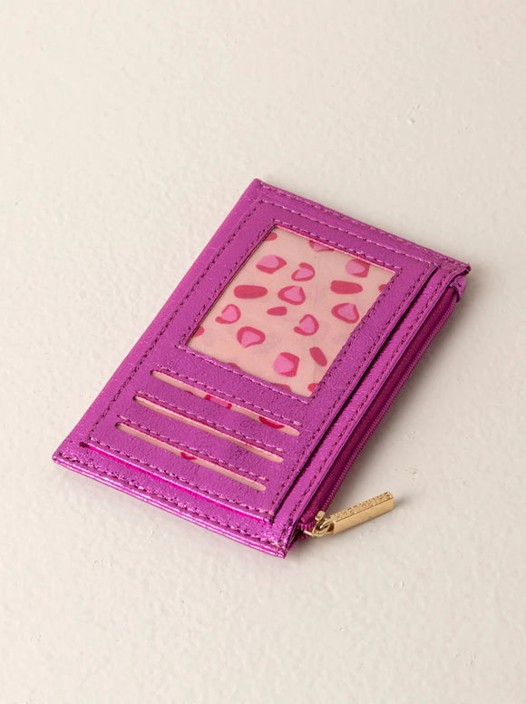 SKYLER CARD HOLDER, MAGENTA