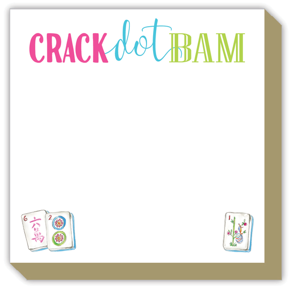 Crack Dot Bam Luxe Notepad