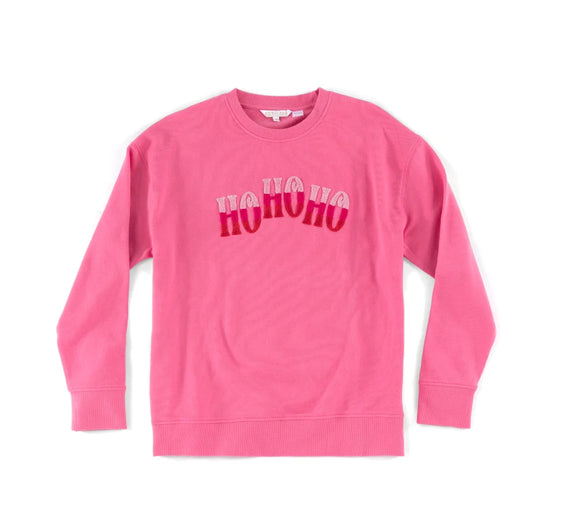 HO HO HO SWEATSHIRT PINK
