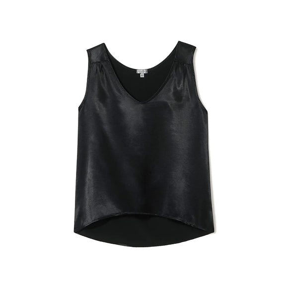 Jill V Neck Top - Black