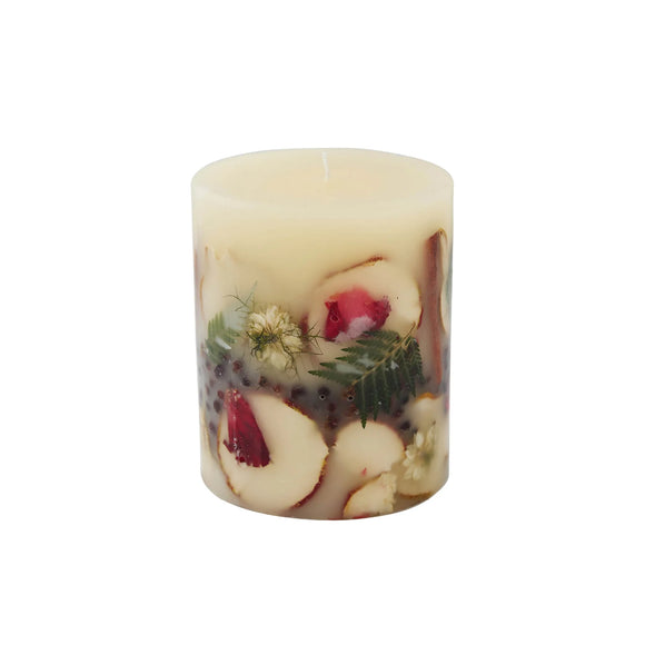 Small Round Botanical Candle / Spicy Apple