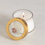 Citrus Garland Candle / Pressed Floral Candle