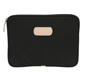 15" Computer Case - Black Coated Canvas