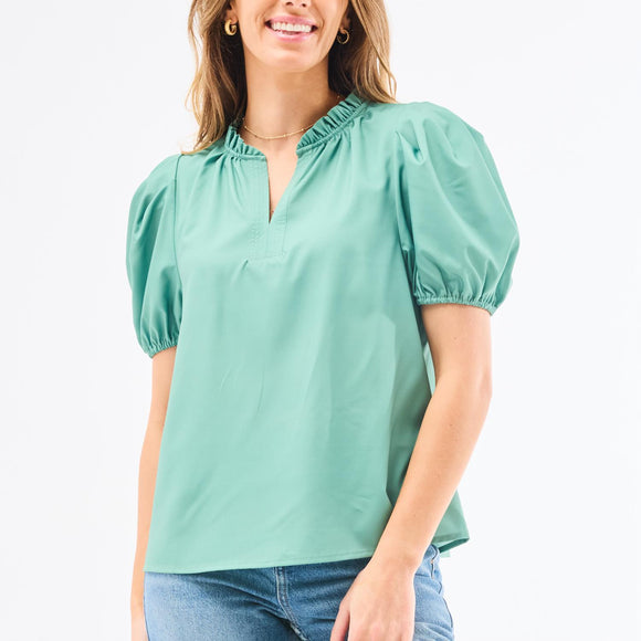 Lainey Basil Top