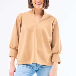 Jocelyn Camel Top