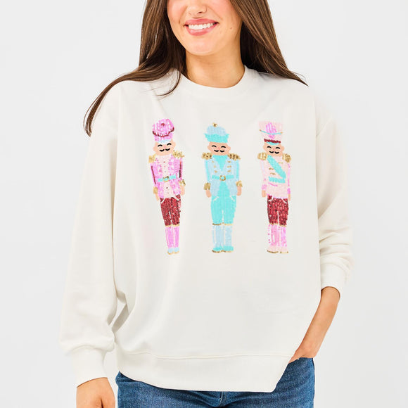 Sweatshirt Sarah Three Nutcrackers