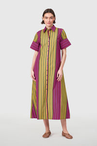 Wildberry Stripes Gibbons Dress