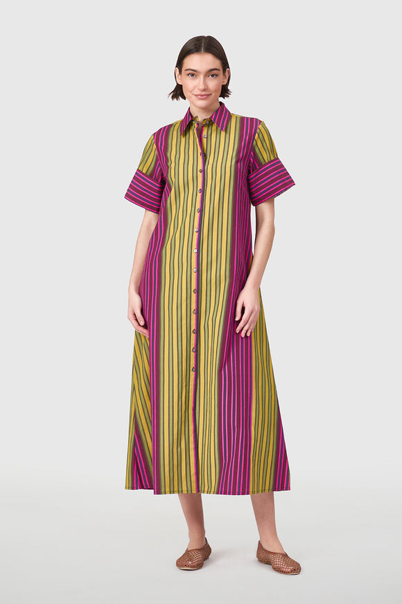 Wildberry Stripes Gibbons Dress