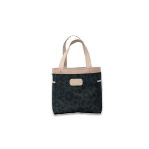Left Bank- Dark Leopard Coated Canvas