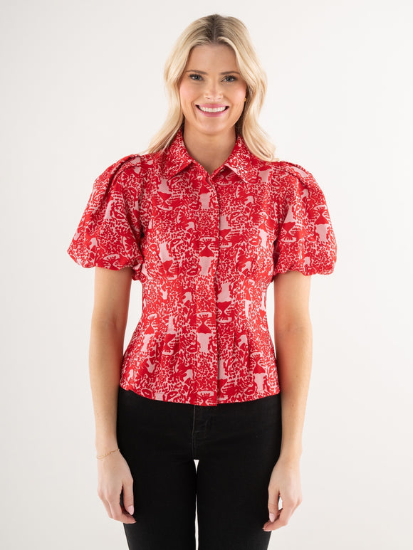 Cheeky Cheetah Britt Top