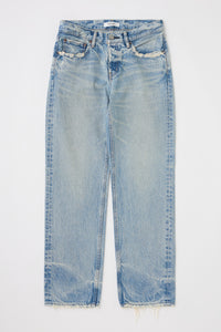 MV Wildwood Straight Low Light Blue Jeans